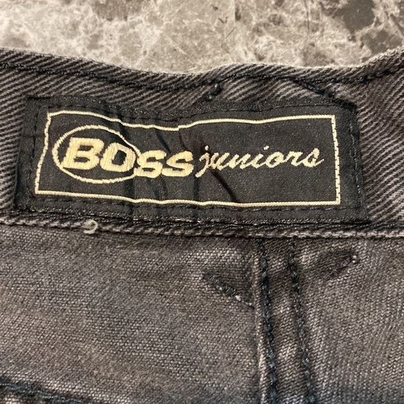 Boss Juniors Dark Gray Jean Shorts - Size 17 / 18 - Picture 4 of 12